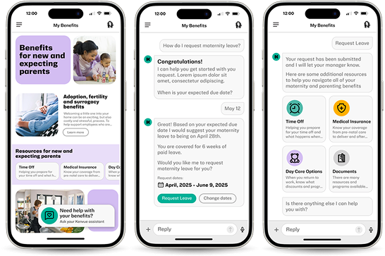 Concept Mobile AI Leave Portal | Sam Creydt